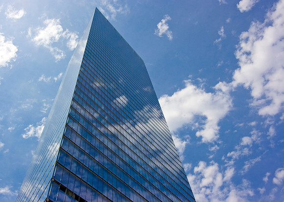 Skyscraper in the clouds