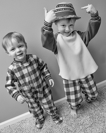 Photo-a-day #114: April 24, 2014 - More Matching PJs