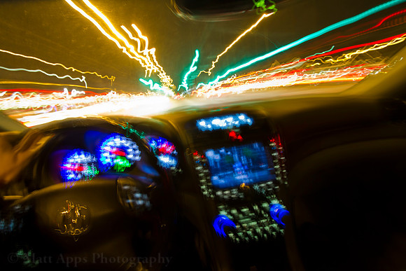 Photo-a-day #21: January 21, 2011 - Night Driving Photography