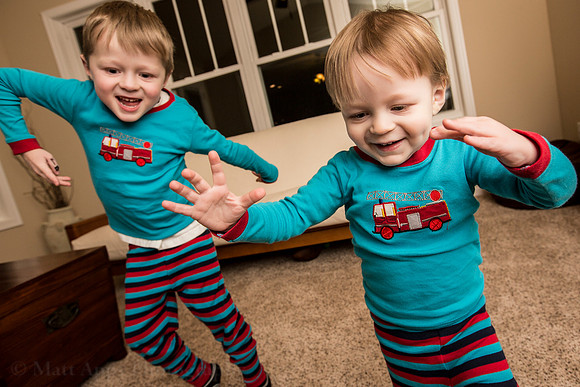Photo-a-day #41: February 10, 2014 - Dancing Pajama Bros