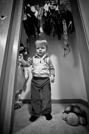 Photo-a-day #31: January 31, 2011 - Crescent in the Closet