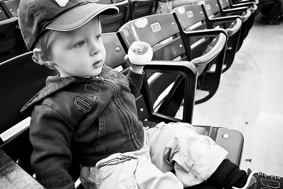 Photo-a-day #166: June 15, 2011 - Ian's First Baseball Game