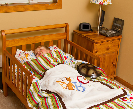 Photo-a-day #315: November 11, 2011 - Big-Boy Bed